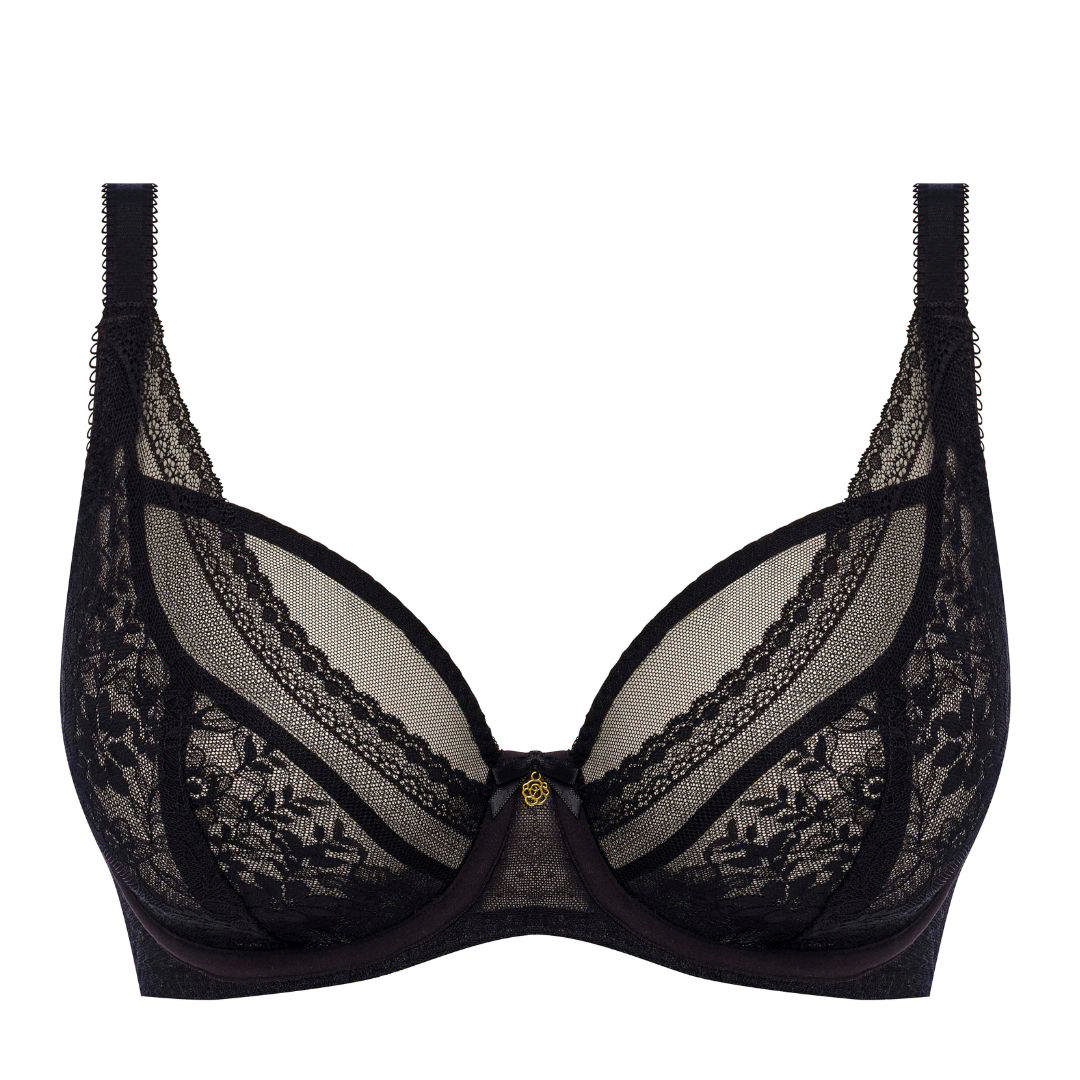 Sydnie Uw High Apex Plunge Bra Black