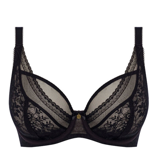 Sydnie Uw High Apex Plunge Bra Black