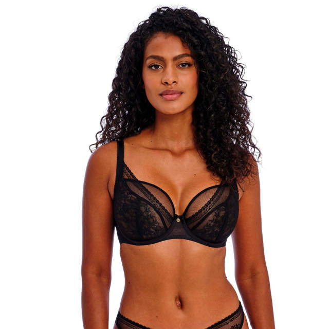 Sydnie Uw High Apex Plunge Bra Black