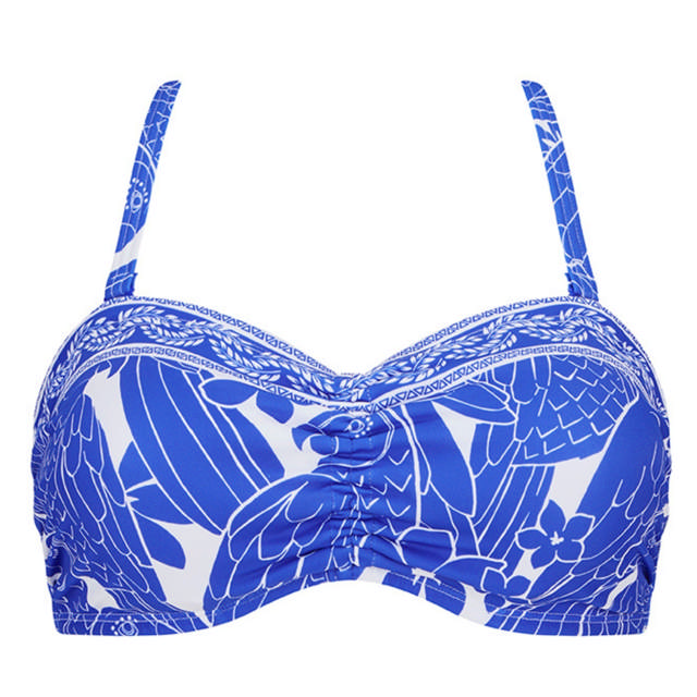Azores Bikini Bandeau Top Protesficka Royal Blue/White