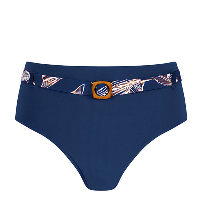 Lanzarote Bikinitrosa Hög  Indigo Blue/amber