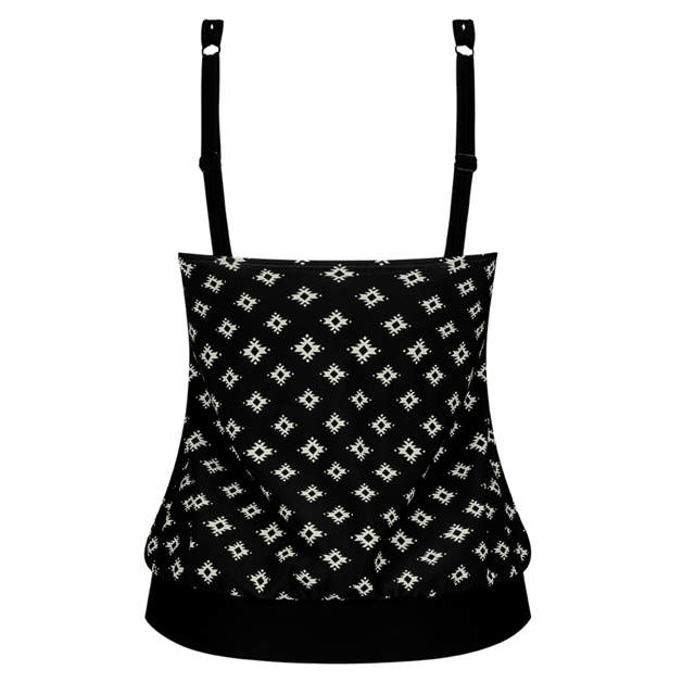 Palermo Tankini Black/Off White