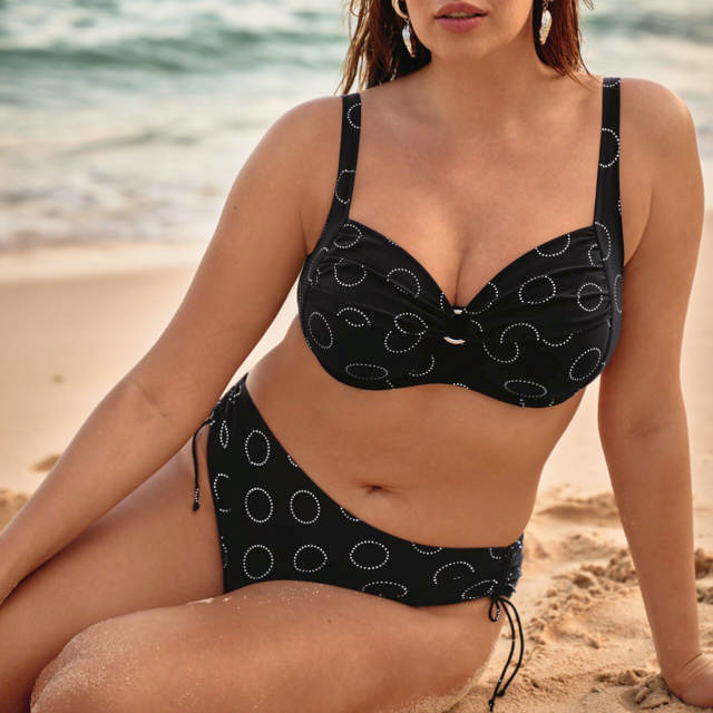 Anny Bikinitrosa Justerbar Silver Pearls