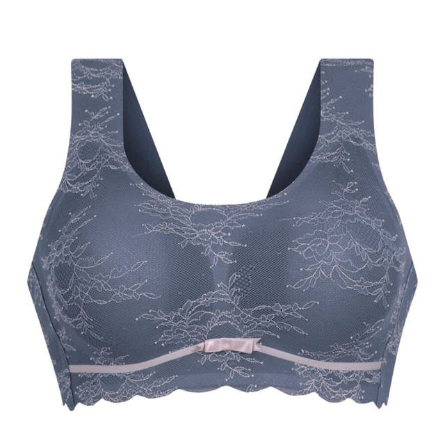 Essential Lace Bralette Grey/Rose