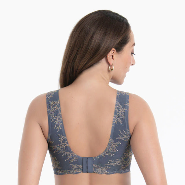Essential Lace Bralette Grey/Rose