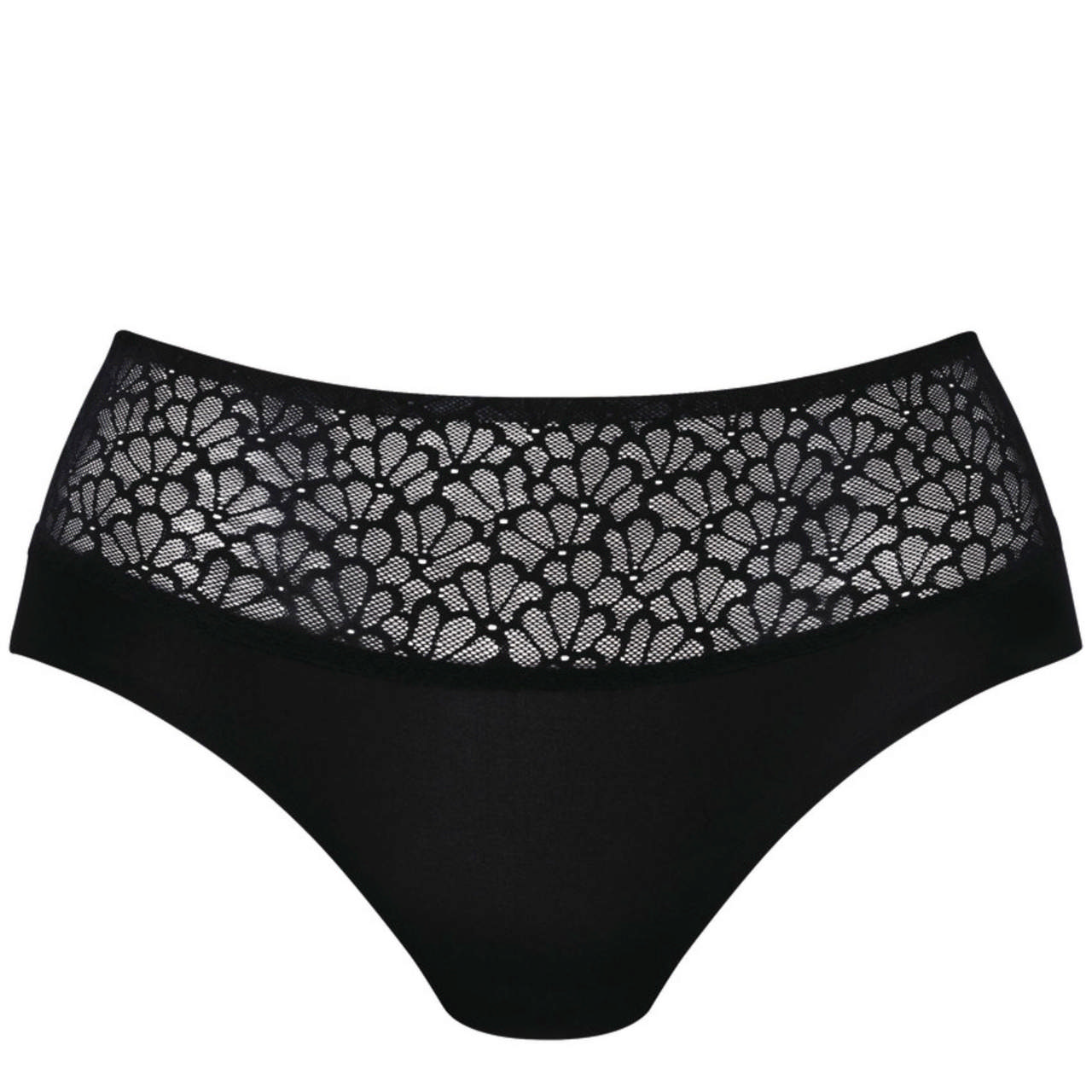 Essential Smart High Waist Brief Black