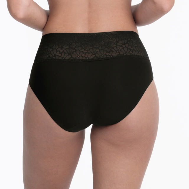 Essential Smart High Waist Brief Black