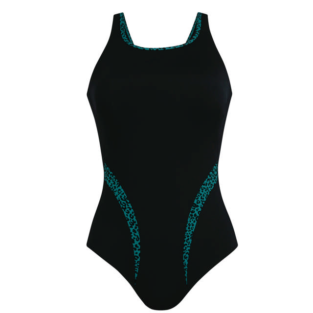 Padilla Baddräkt med protesficka Deep Jungle