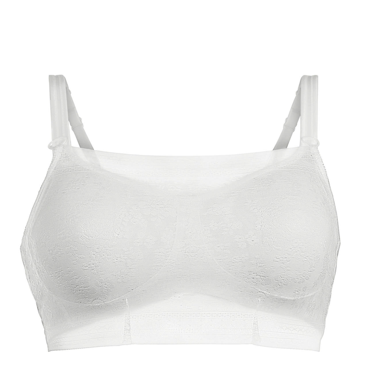 Fleur Bandeau Top Lace White