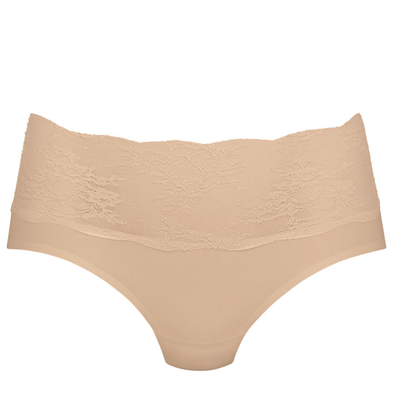 Essential High Waist Briefs Lace Desert