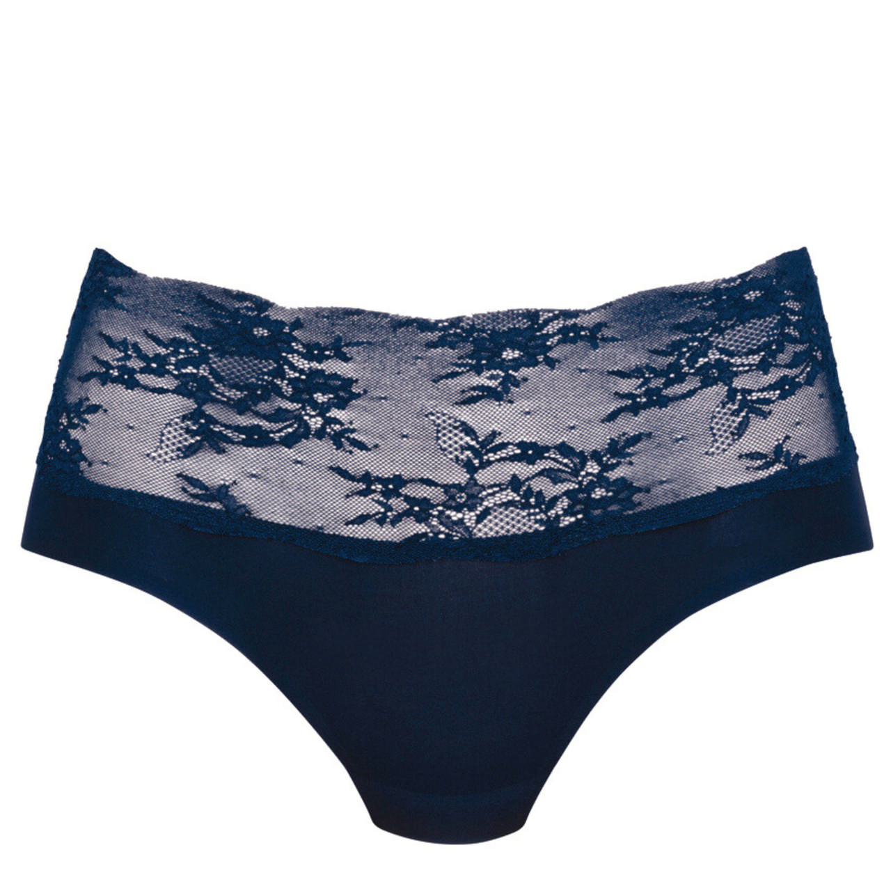 Essential High Waist Briefs Lace Maritime blue