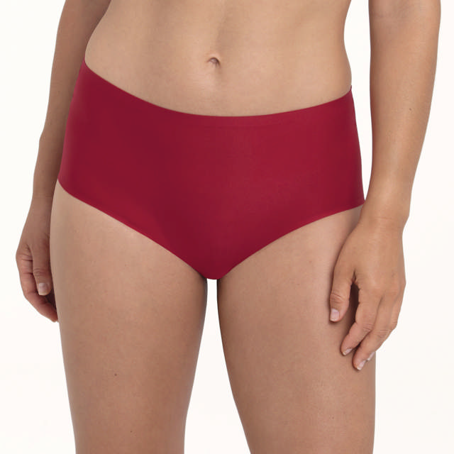 Essential High-waist Briefs Red