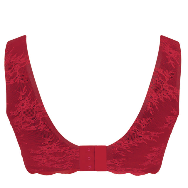 Essential Lace Bralette Red