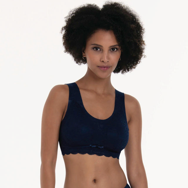 Essential Lace Bralette Maritime Blue