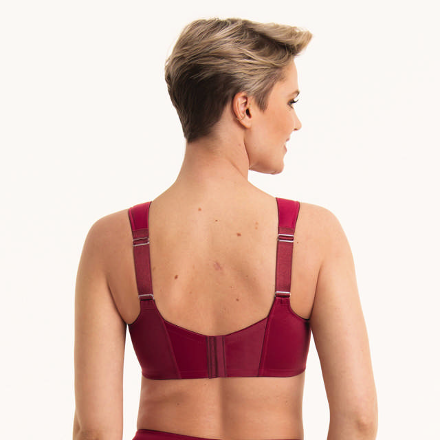 Havanna Support Bh Utan Bygel Dark Red