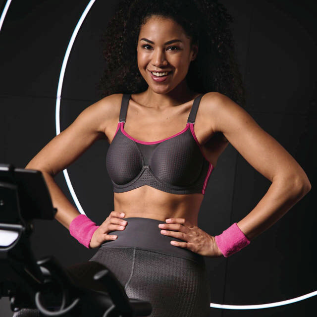 Performance Wire X Sport bh Anthracite/Pink