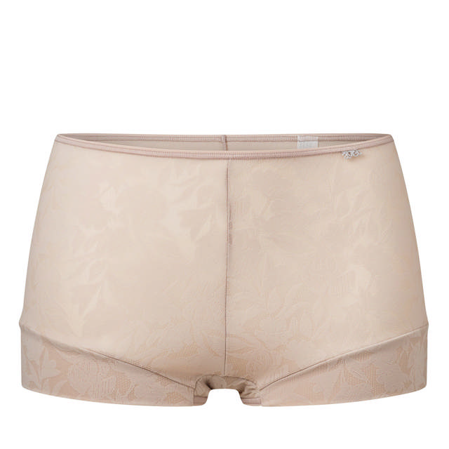 Boxertrosa i Mikrofiber Floral Jacquard Sand