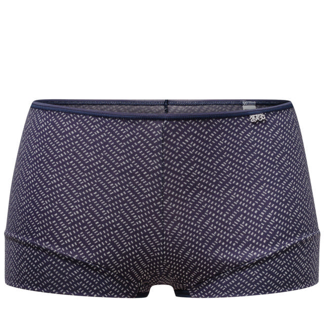 Boxertrosa i Mikrofiber Zig Zag Blue