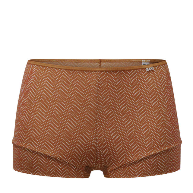 Boxertrosa i Mikrofiber Zig Zag Copper