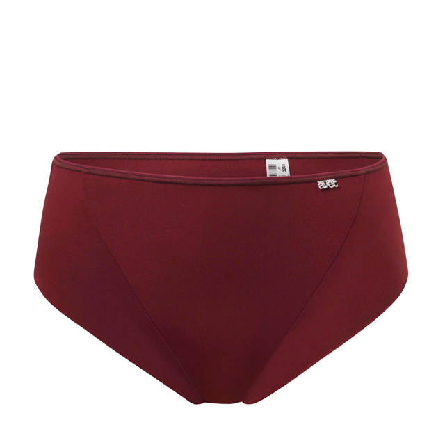 Midi Trosa i Mikrofiber Granat