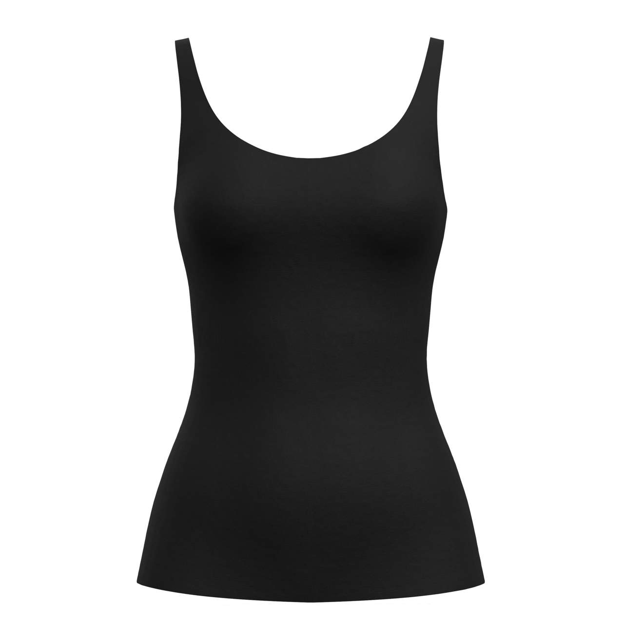 Natural Skin Tank Top Black