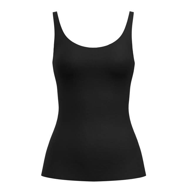 Natural Skin Tank Top Black