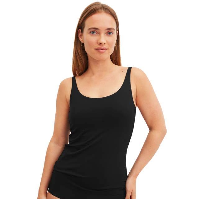 Natural Skin Tank Top Black