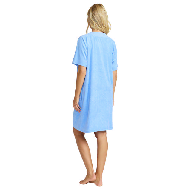 Grebbestad Strandrock i frotté med dragkedja Blue