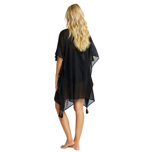 Kaftan Bomull Black One size