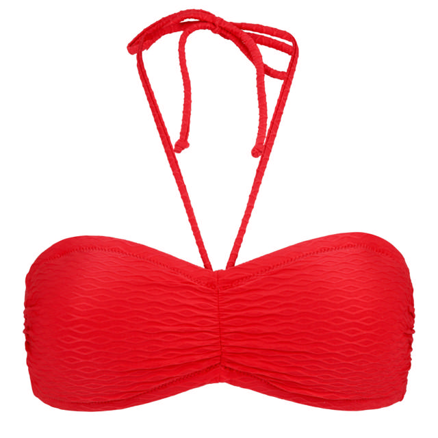 Olivia Bandeau Bikini Bh Red