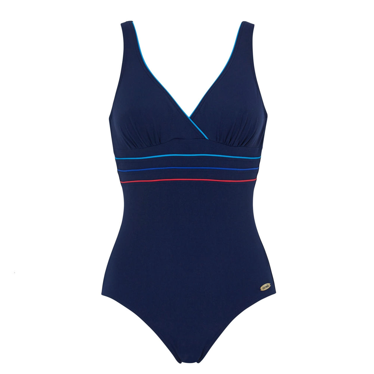 Sandra Klorresistent Baddräkt Navy