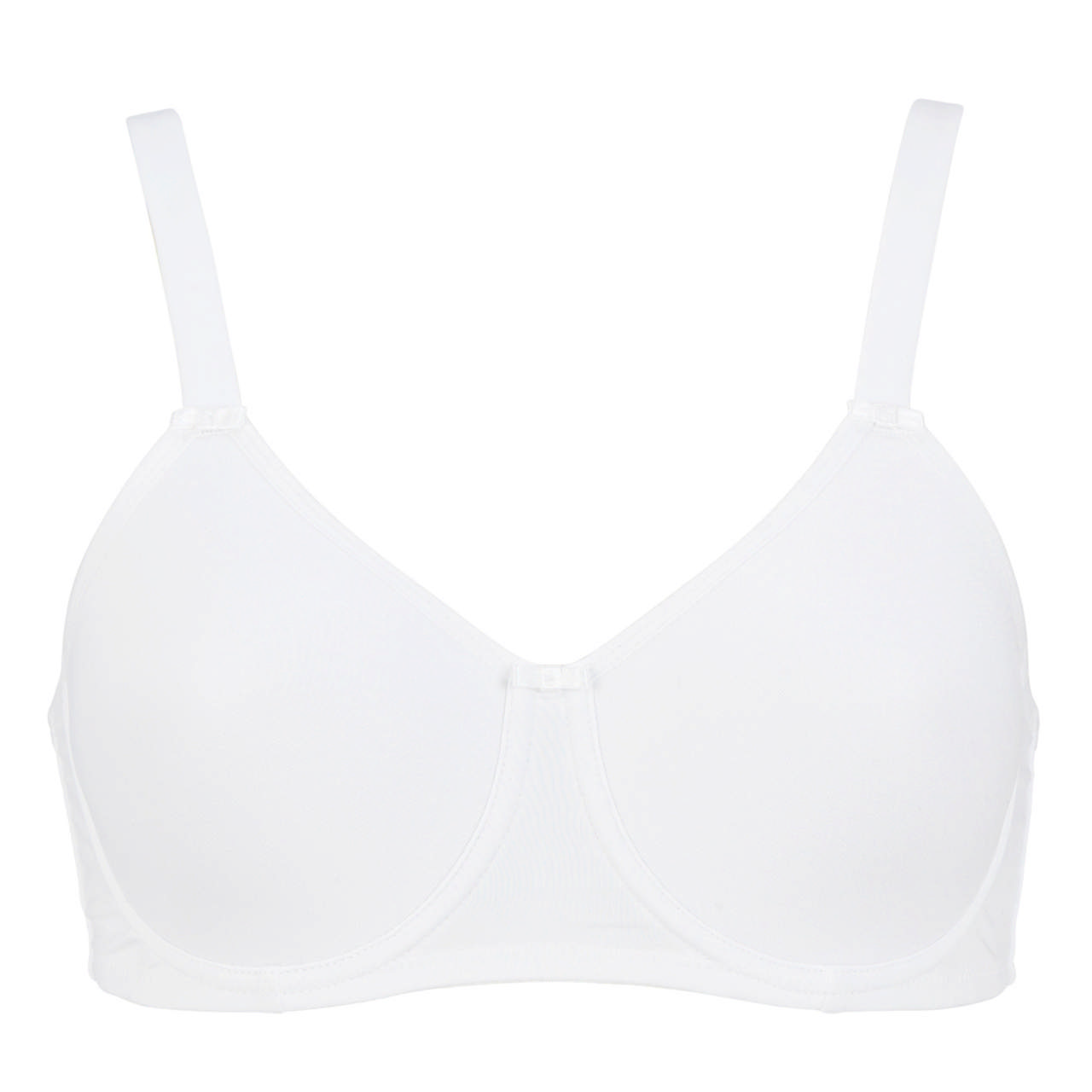 June Vadderad Bh Med Bygel White