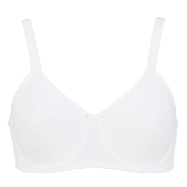 June Vadderad Bh Med Bygel White