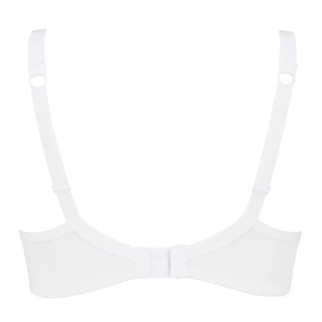 June Vadderad Bh Med Bygel White