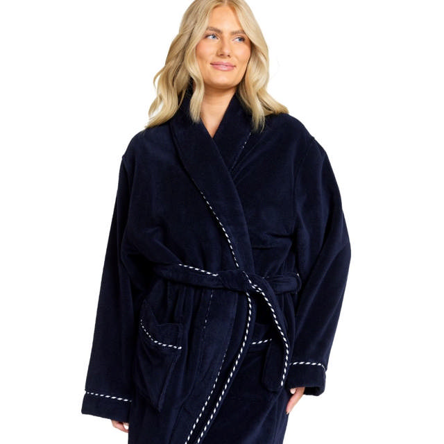 Morgonrock Unisex Navy
