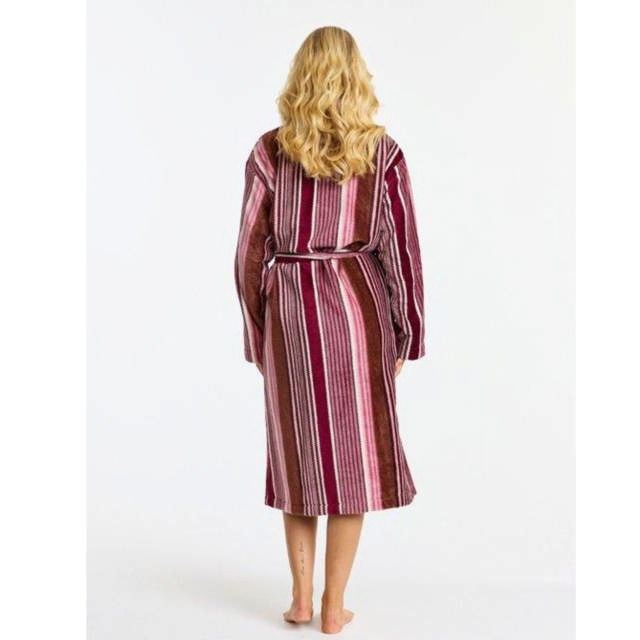Torekov Morgonrock Unisex Pink Stripe