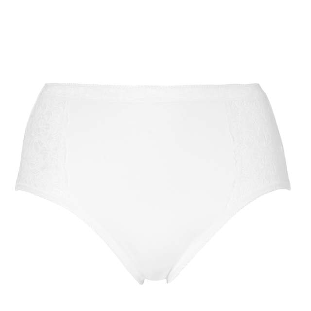 Trosa Midi Med Spets White