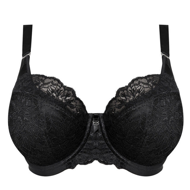 Brianna Padded Half Cup Black