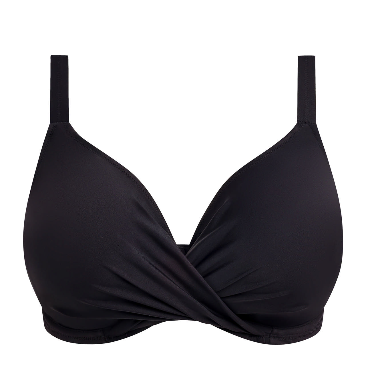 Plain Sailing Bikini-Bh Plunge Black