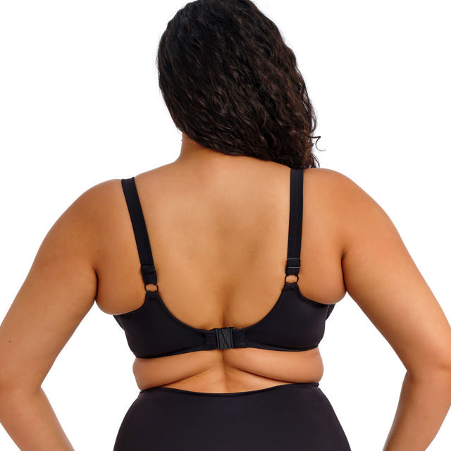 Plain Sailing Bikini-Bh Plunge Black