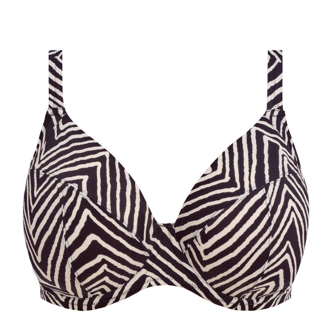 Fiji Falls Plunge Bikini Bh Black