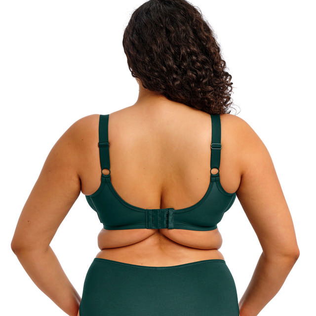 Smooth T-shirt Bh Med Bygel Deep Emerald