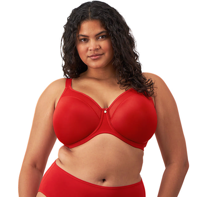 Smooth T-shirt Bh Med Bygel Haute Red