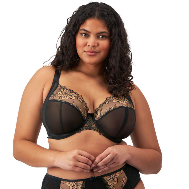 Teagan Plunge Bh Black / Almond
