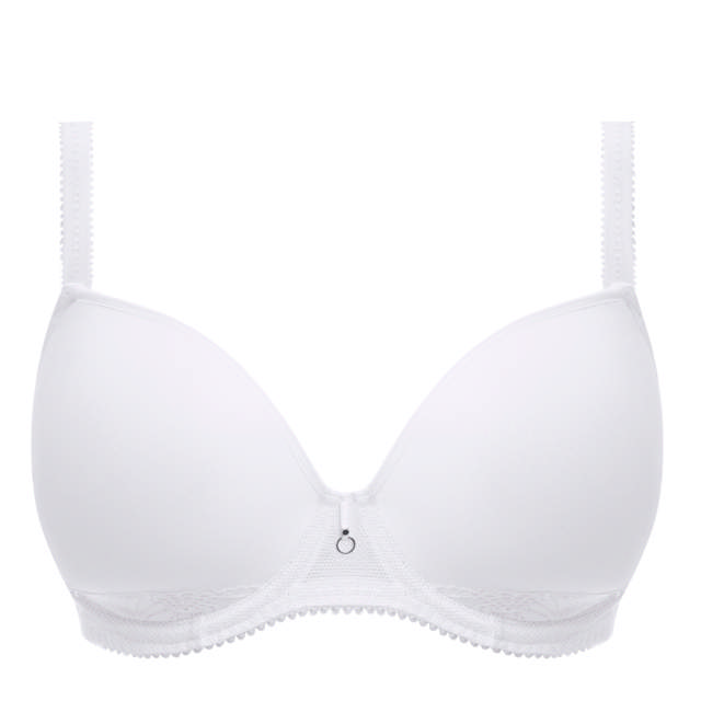 Fascinate Plunge T-shirt Bh White