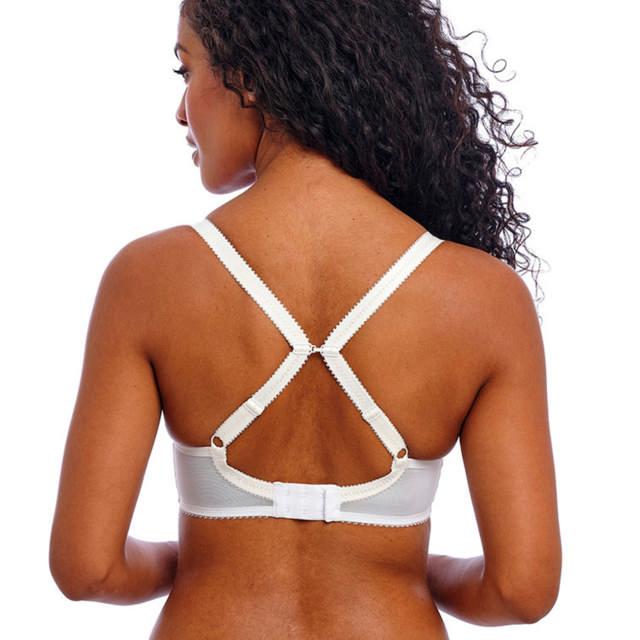 Fascinate Plunge T-shirt Bh White