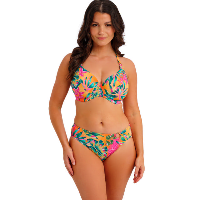 Sunset Reef Bikinitrosa Midi Heatwave