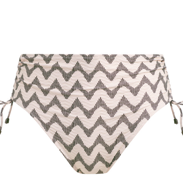 Vanuatu Bikinitrosa Hög Justerbar Creme Noire