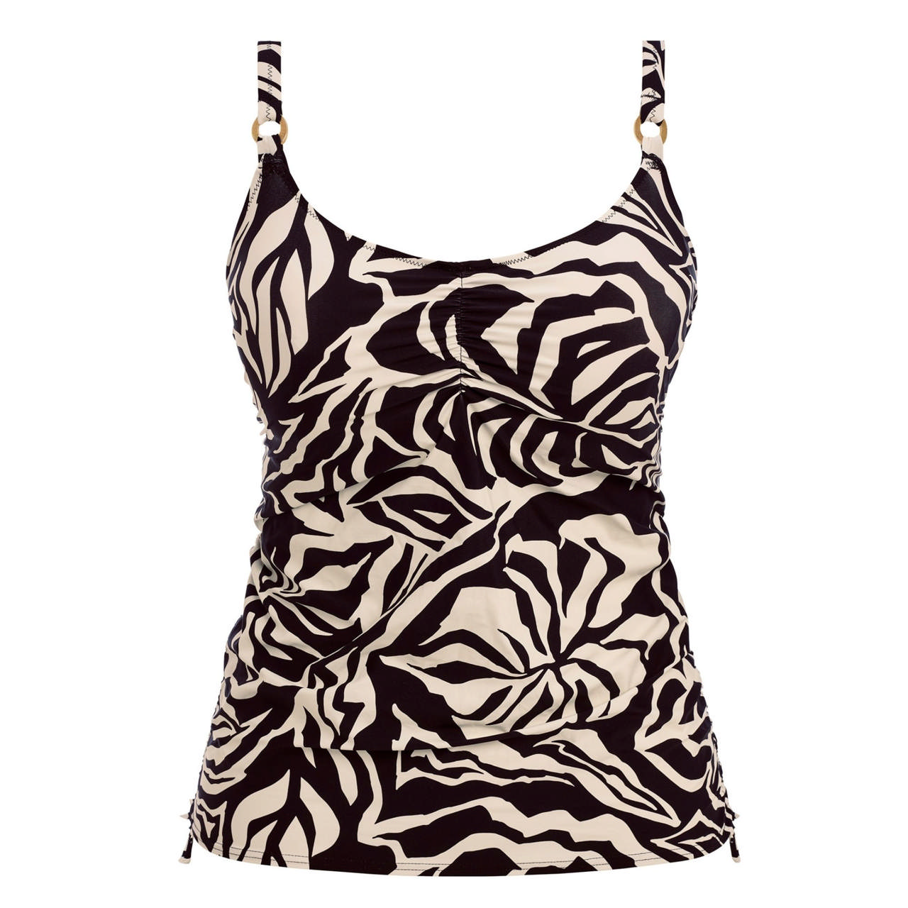Aruba Nights Tankini med bygel Black & Cream