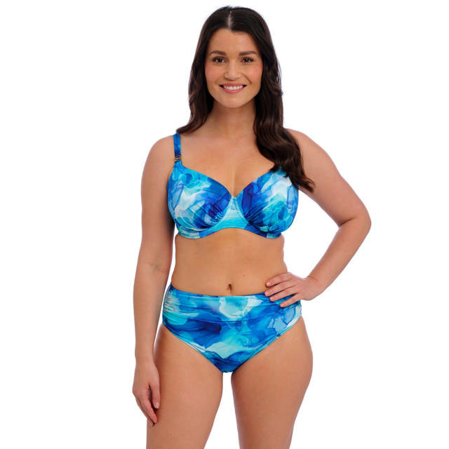 Saunton Sands Bikinitrosa Hög Dazzling Blue